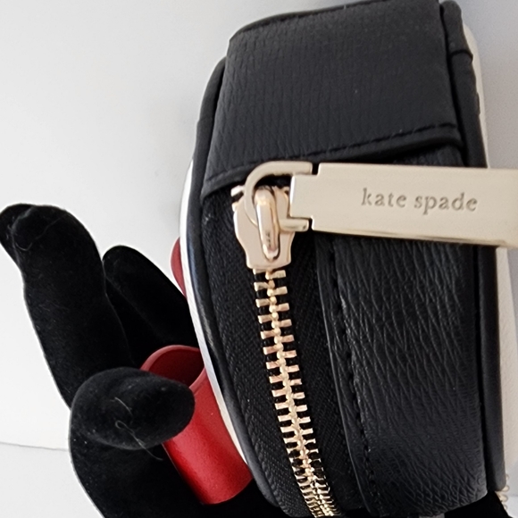 Kate Spade Disney Minnie Mouse Coin Purse Key Ring Bag Charm LEATHER NWT! - Picture 5 of 9